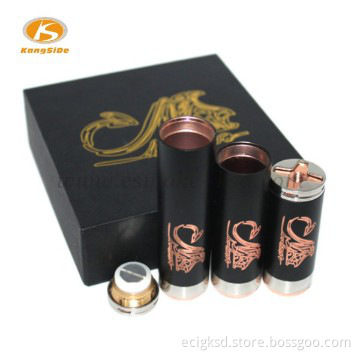 Black and Copper Mechanical stingray clone mod 510 connector